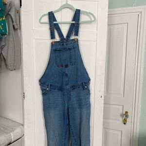 Isabel maternity denim overalls size 8